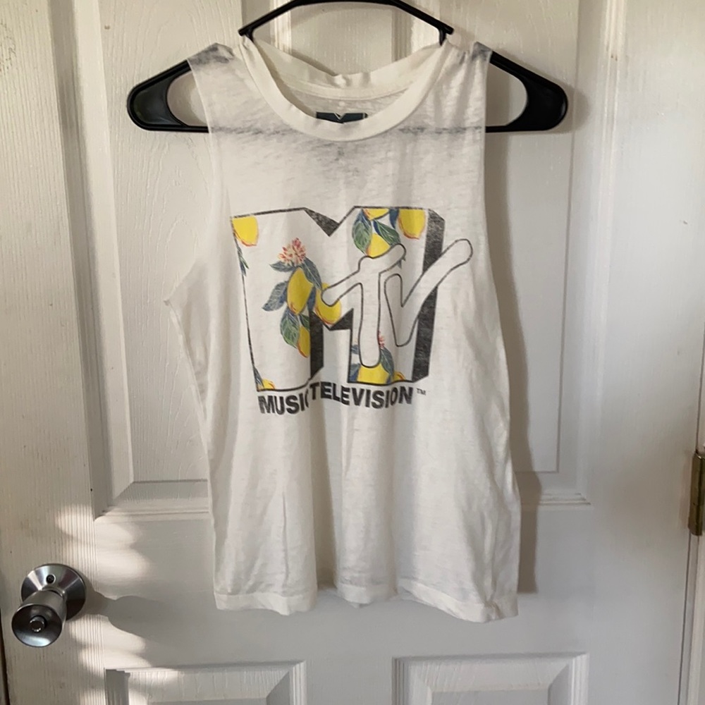 MTV Lemon Print tank top